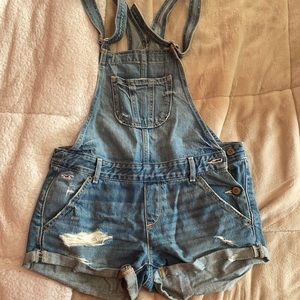 Jeans overall shorts